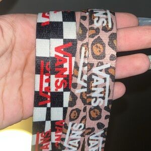 Vans lanyard! Cheetah and checkerboard